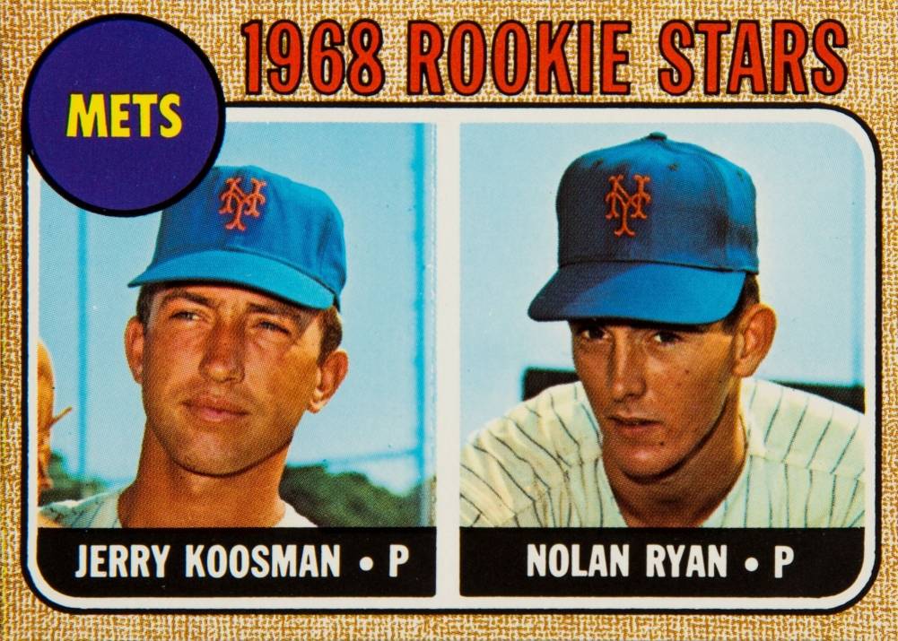 1968 Topps Baseball Nolan Ryan