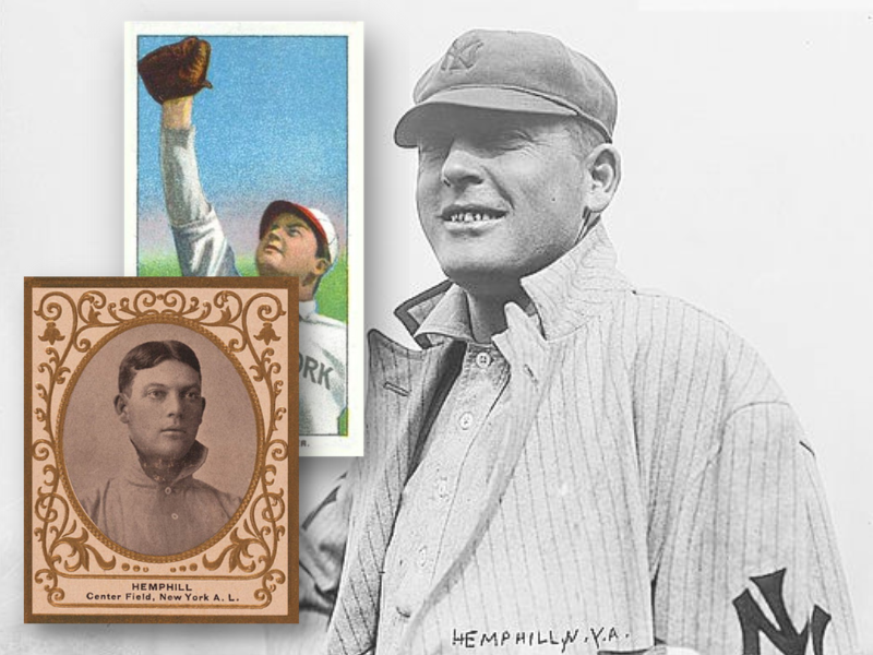 Charlie Hemphill vintage baseball cards